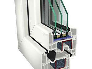PVC stolarija Gealan 9000, 6 komora, profil 82mm, 3 stakla, 3 diht gume S 9000 je svestran i moderan sistem za pvc prozore i pvc balkon vrata.